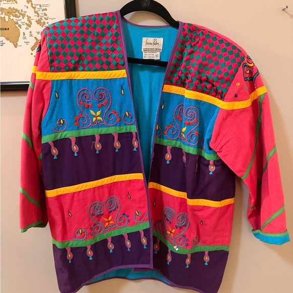 Colorful Patchwork Blazer - Picture 1 of 4